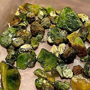🍒BOGO🍒 99 to 100% Raw GEMMY Peridot, Freshly mined & rinsed